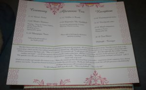 Civil ceremony order of service