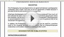 Photography Services Agreement
